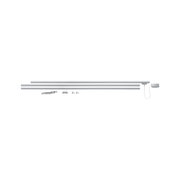 Silver LED light strips with accessories for flexible indoor lighting solutions