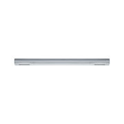 Schlanke LED-Leuchte aus silbernem Aluminium für moderne Innenbeleuchtung und energiesparende Lichtlösung