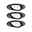 LED Recessed luminaire 3-Step-Dim Nova Coin Basic Set Swivelling round 84mm 50° Coin 3x6W 3x470lm 230V dimmable 2700K Black matt