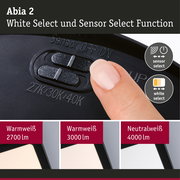 Abia 2 Lichtsteuerung mit Sensor- und White Select Funktion für verschiedene Weißtöne