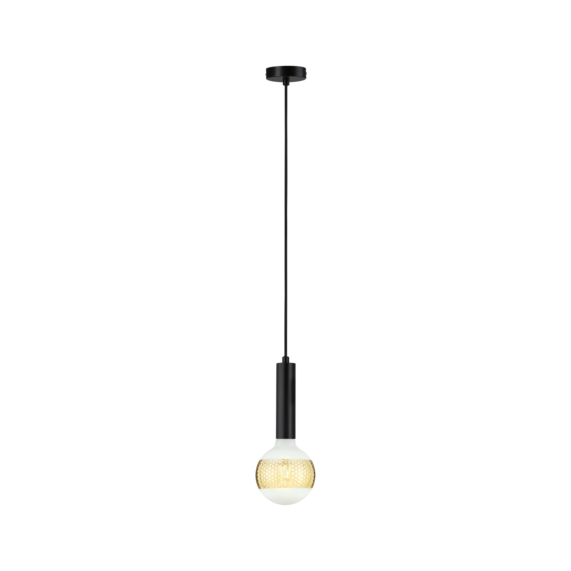 Neordic Pendant luminaire Kine E27 max. 60W Black dimmable Metal