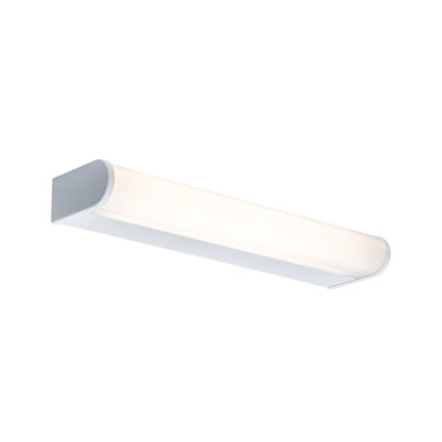 Weiße LED-Wandleuchte aus Kunststoff mit diffuser Abdeckung für modernes Raumlicht