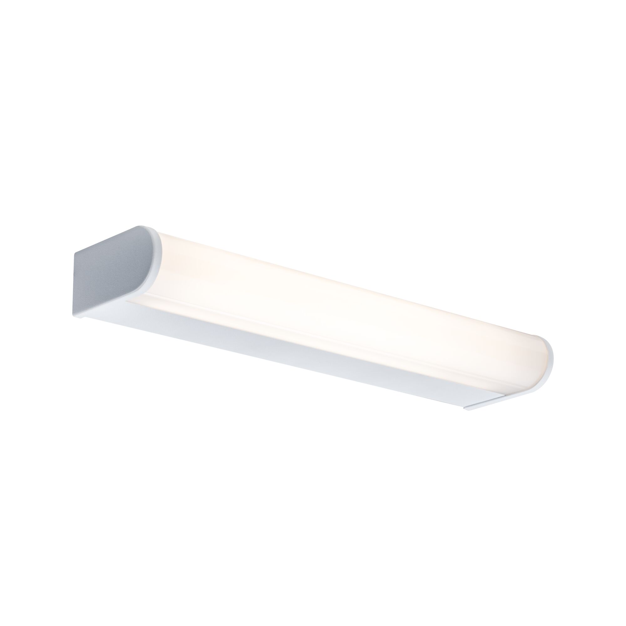Selection Bathroom LED Wall light Arneb IP44 3000K 550lm 230V 9W White White LED wall light made of plastic with diffused cover for modern room lighting