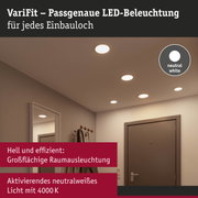 VariFit LED-Einbauleuchten in neutralweißem Licht für effiziente Raumbeleuchtung mit 4000K.