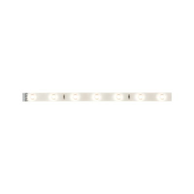 White LED light strip with multiple warm white lights for modern interior lighting