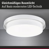 Runde weiße LED-Deckenleuchte aus Kunststoff für gleichmäßige Raumbeleuchtung