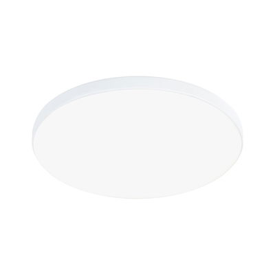 Plafonnier LED rond blanc au design épuré pour pièces modernes avec éclairage économique