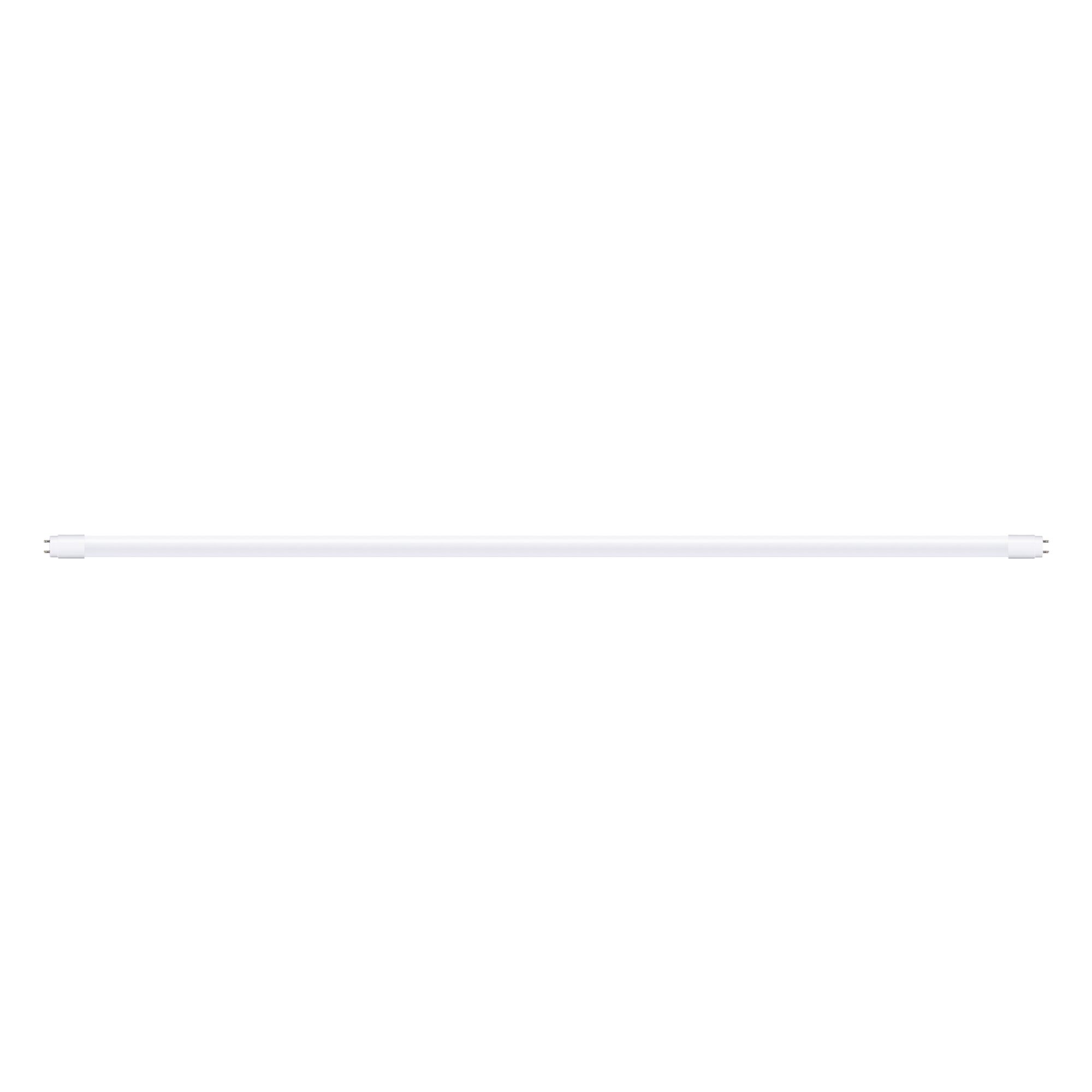Tube LED blanc long avec connecteurs à deux broches, lampe fluorescente économique pour éclairage.