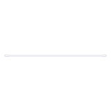 Long white LED tube with two-pin connectors, energy-efficient fluorescent light for lighting solutions.