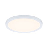 Round white LED ceiling light with warm white illumination for modern home lighting