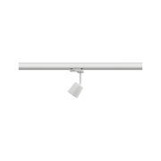 Spot LED blanc en métal sur rail pour un éclairage flexible des pièces