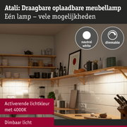 Atali draagbare dimbare meubellamp met neutraal wit licht 4000K voor veelzijdige verlichting