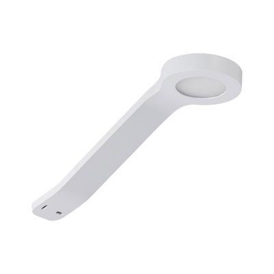 Applique murale LED blanche en métal avec tête ronde pour éclairage intérieur moderne