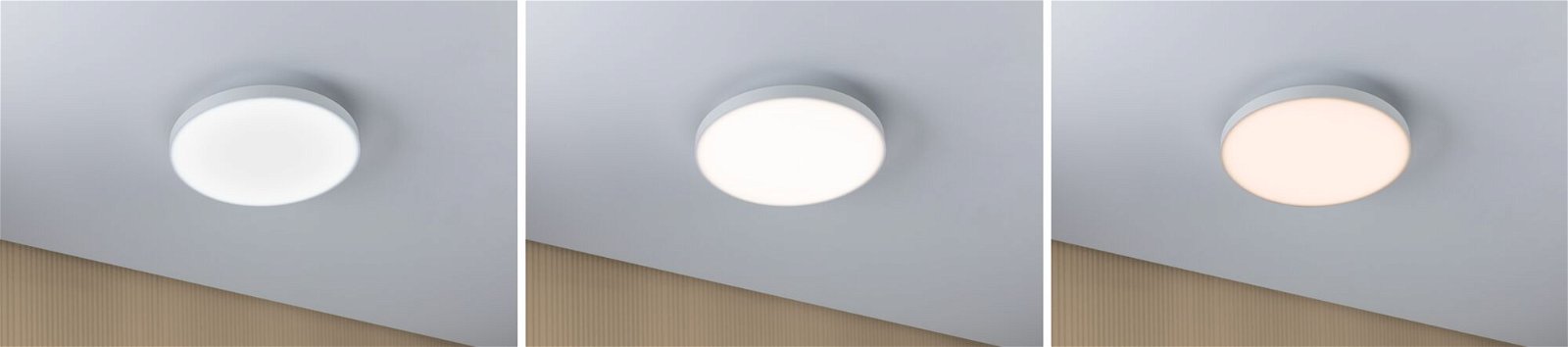 LED Panel Velora round 300mm White Switch White