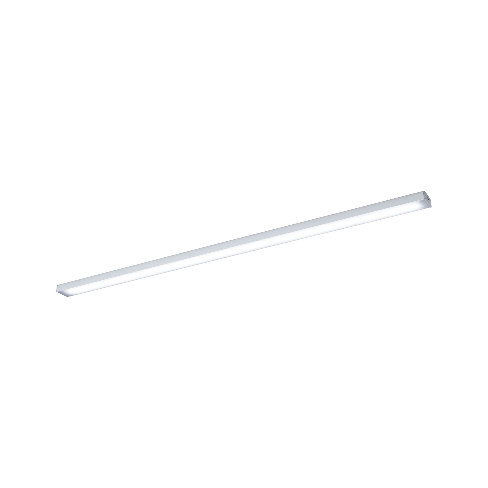 Slim white LED ceiling light made of aluminum for modern indoor lighting and energy-efficient room illumination