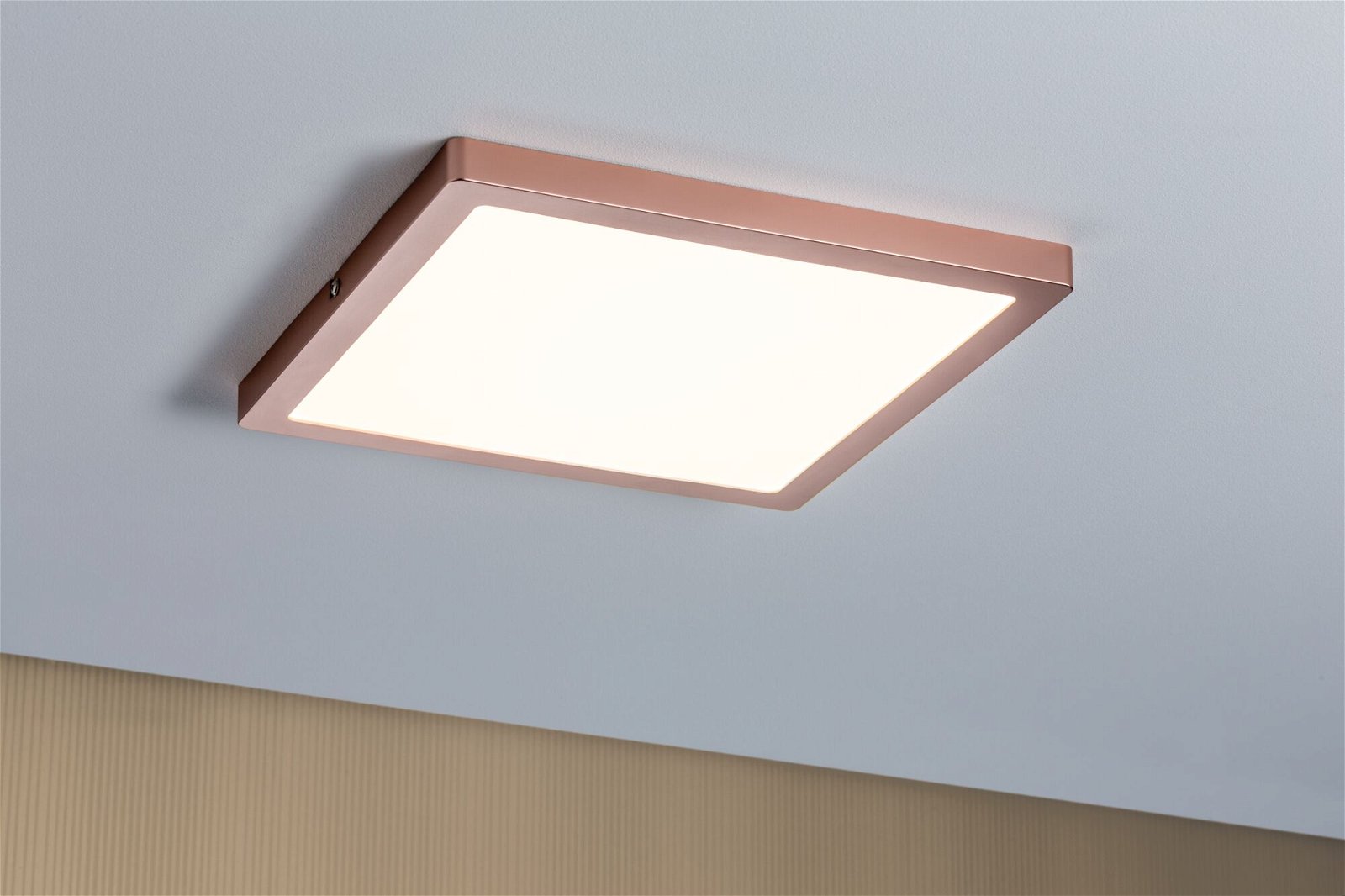 LED Panel Atria square 300x300mm 16,5W 1450lm 2700K Rosé gold dimmable