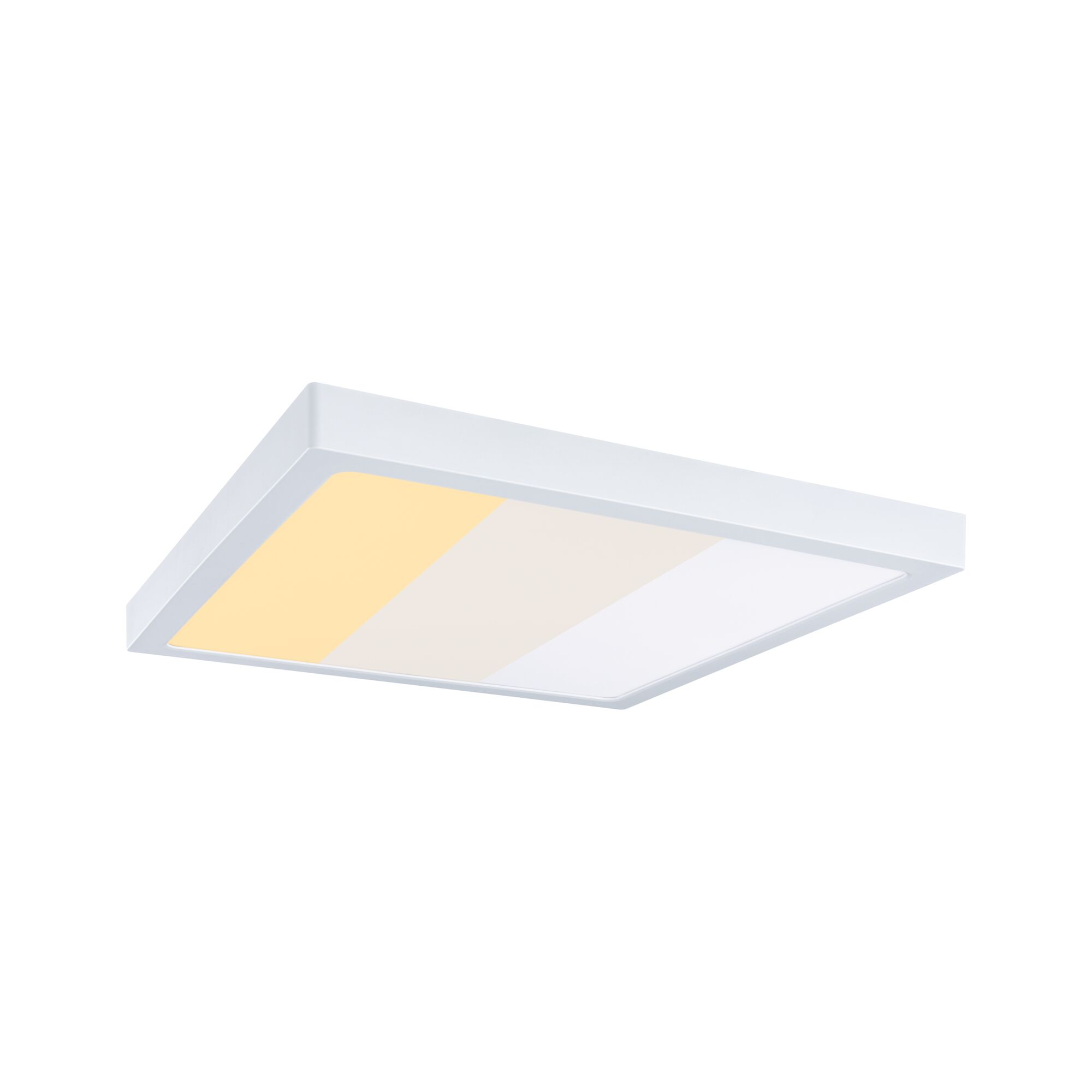 LED Panel Abia 2 White Select Twilight-controlled motion detector (HF) angular 400x400mm 16W 1400lm 2700 - 4000K White Rectangular white LED ceiling light with adjustable color temperature for modern room lighting