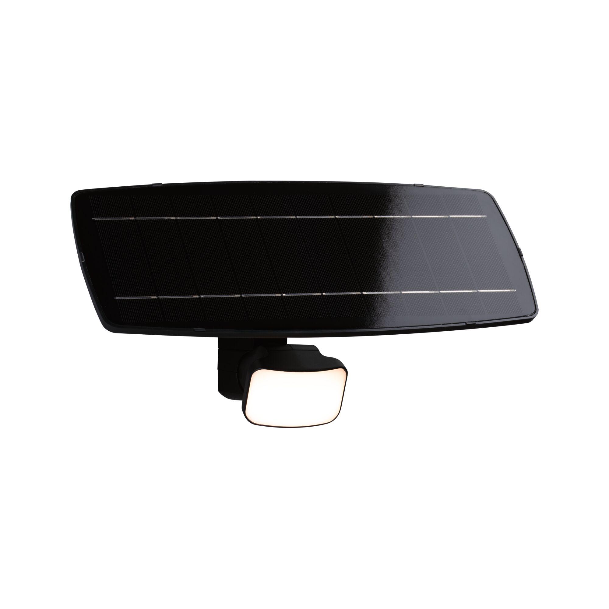 Solar Projec Smart Home Zigbee 3.0 Flotas Zigbee IP65 3000K 700lm Anthracite Panneau solaire noir avec lumière LED intégrée pour un éclairage extérieur de jardin économe en énergie