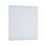 Square white LED ceiling light made of plastic for modern indoor lighting