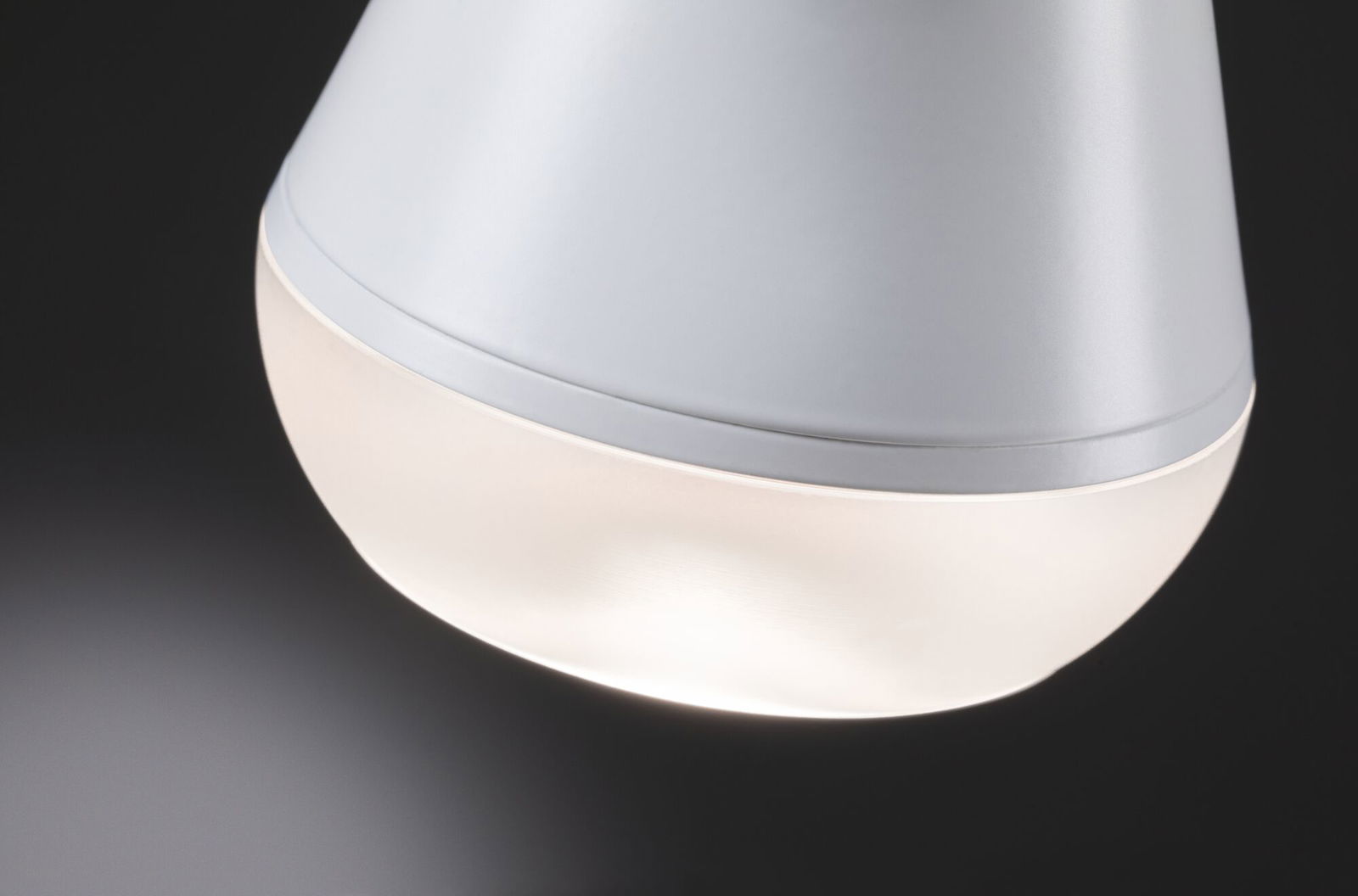 Luminaire en suspension LED Luia GU10 max. 10W Satiné/Blanc signal