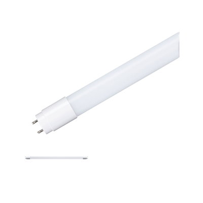 White LED tube light with two metal pins, energy-saving fluorescent lamp for indoor lighting