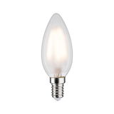 Clear LED candle bulb with E14 base for energy-efficient lighting solutions