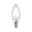 Filament 230V LED Kerze E14 470lm 4,5W 2700K Matt Klares LED-Leuchtmittel in Kerzenform mit E14-Fassung für energiesparende Beleuchtung