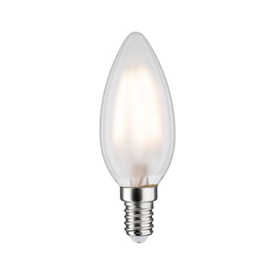 Clear LED candle bulb with E14 base for energy-efficient lighting solutions