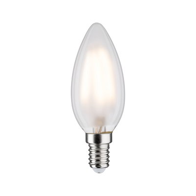 Clear LED candle bulb with E14 base for energy-efficient lighting solutions
