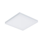 Square white LED ceiling light made of plastic for modern room lighting