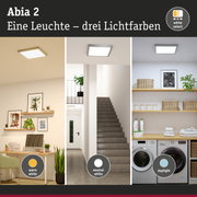 Abia 2 LED-Deckenleuchte in drei Lichtfarben warmweiß, neutralweiß und tageslicht für Wohnräume