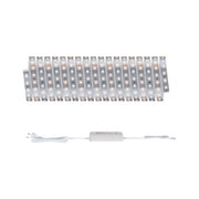 Weiße LED-Lichtleiste mit Netzteil und Stecker, flexible Beleuchtung für Innenräume