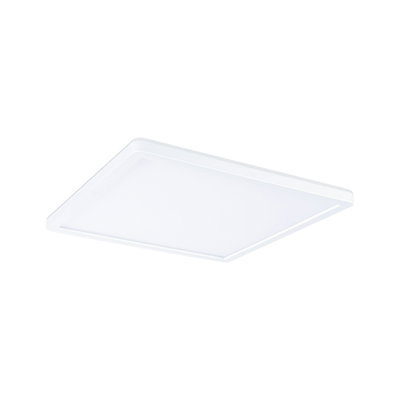Panneau de plafond LED carré plat blanc en plastique pour un éclairage moderne intérieur
