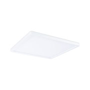 Fladt kvadratisk hvidt LED-loftpanel i plastik til moderne rumbelysning