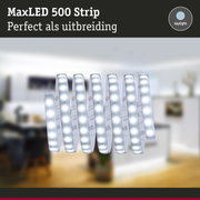 MaxLED 500 LED-strip in daglichtwit, flexibele uitbreiding voor moderne binnenverlichting