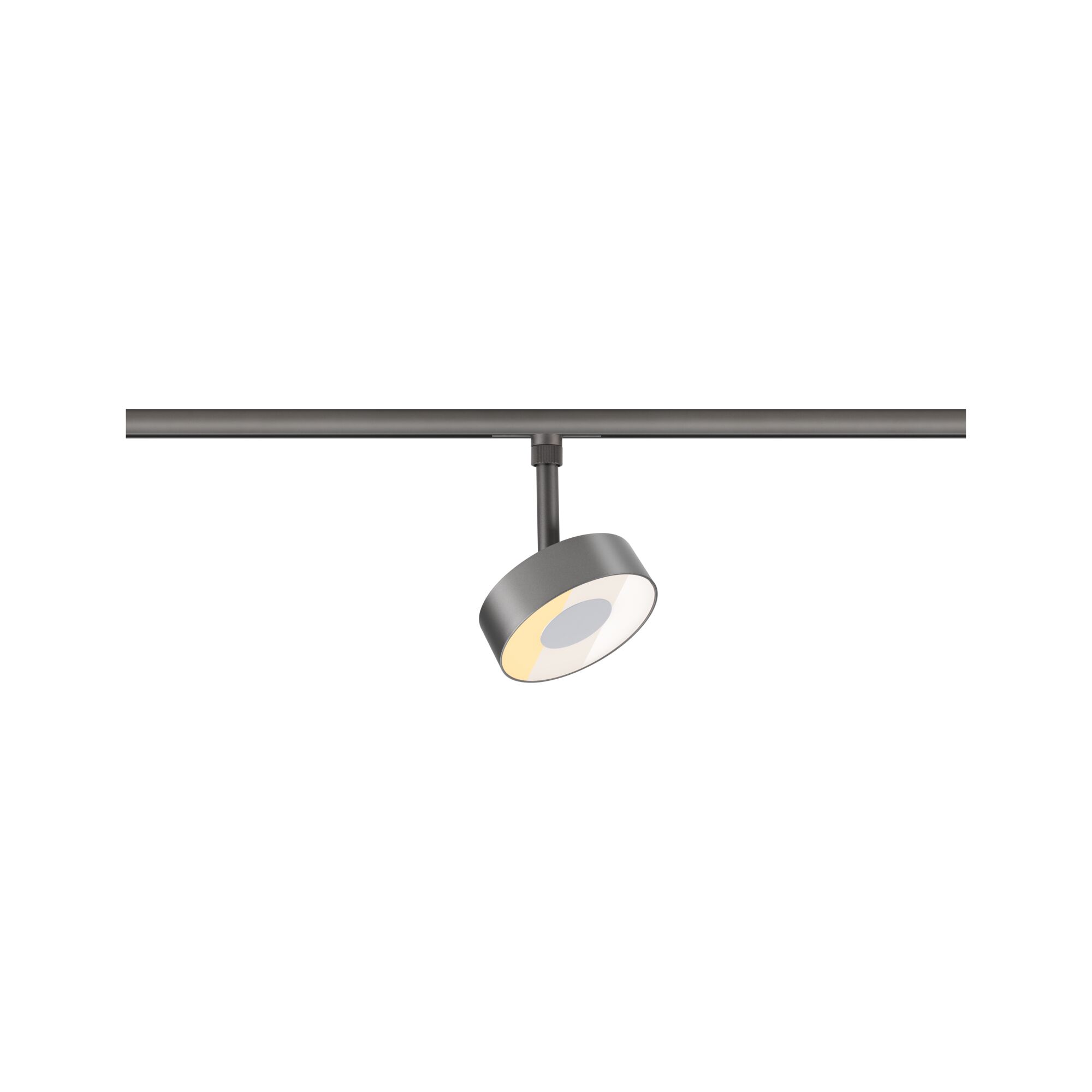 URail Railspot 3-Step-Dim Circle 220lm 3W White Select dimbaar 230V Titaanium