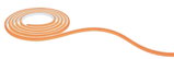 Oranger LED-Neon-Streifen aus flexiblem Material für dekorative Beleuchtung und Lichtakzente.