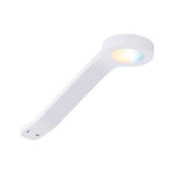 Weißer LED-Wandleuchter aus Kunststoff mit warmweißem und kaltweißem Licht für moderne Innenräume