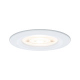 Rundes weißes LED-Einbauleuchte mit warmweißem Licht für moderne Innenbeleuchtung