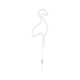 White flexible LED light strip shaped like a duck with remote control for decorative lighting