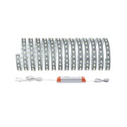 Flexible LED-Lichtleiste mit weißem Licht und Netzteil, energiesparende Beleuchtung für Innenräume