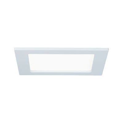 Rechthoekige witte LED-inbouwlamp met matte rand voor energiezuinige verlichting