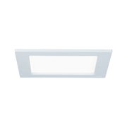 Rectangular white LED recessed light with matte frame for energy-efficient room lighting