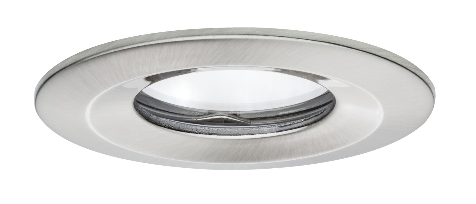 Ronde inbouwspot behuizing van geborsteld roestvrij staal voor LED-plafondverlichting