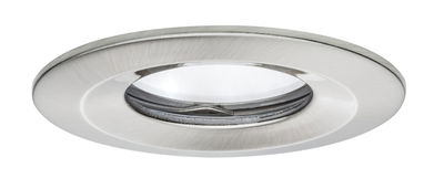 Ronde inbouwspot behuizing van geborsteld roestvrij staal voor LED-plafondverlichting