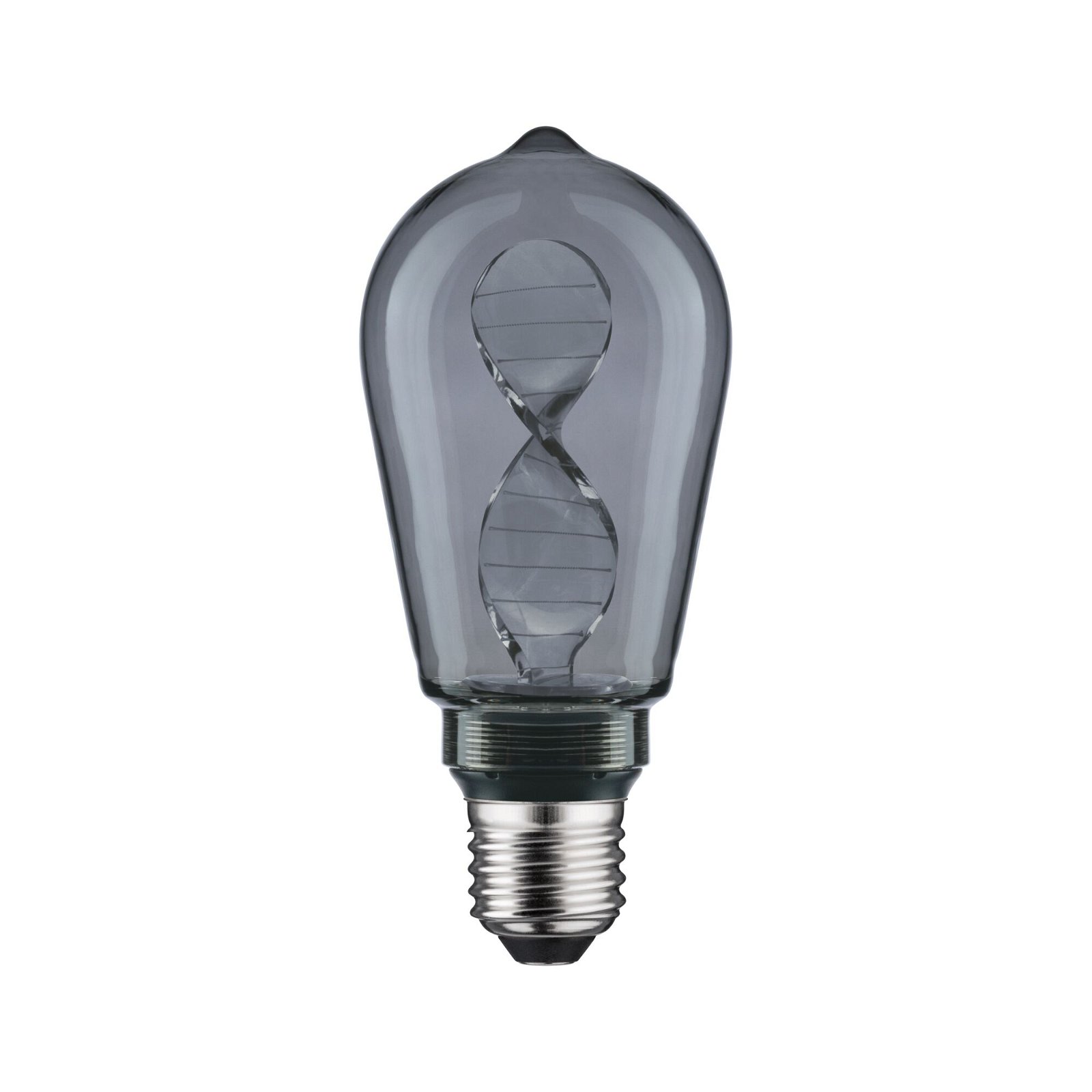 Inner Glow Edition LED Kolben Helix E27 230V 90lm 3,5W 1800K Rauchglas