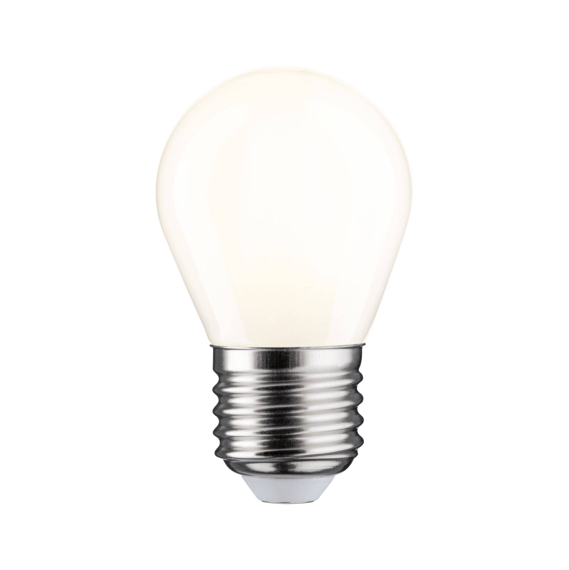 Filament 230 V LED-dråbe E27 800lm 6,5W 2700K dæmpbar Mat Lille klar glødepære med metalfatning til energibesparende belysning