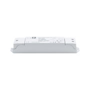 White plastic single color radio controller for LED lighting with 2.4 GHz wireless technology