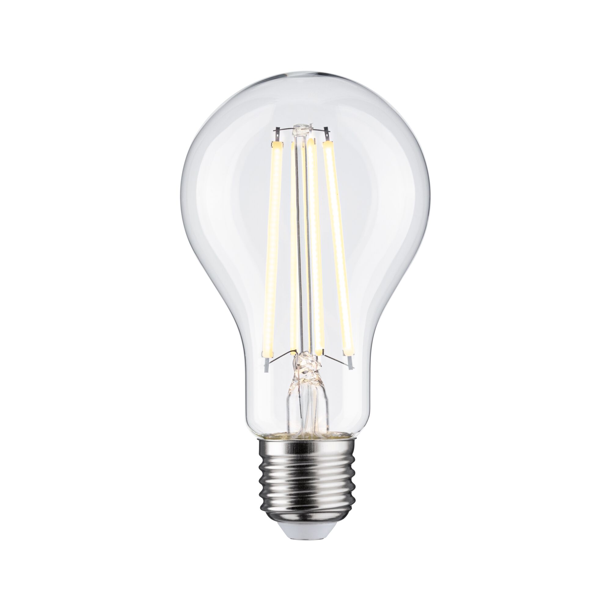 Filament 230V LED Birne E27 1521lm 12,5W 2700K dimmbar Klar Klassische LED-Glühbirne mit transparentem Glas und warmweißem Licht für energiesparende Beleuchtung