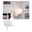 Applique avec étagère Calvani E27 230V max. 40W gradable Blanc Applique murale blanche en métal avec étagère et ampoule visible pour un éclairage moderne